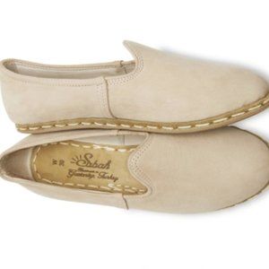 Sabah handmade leather flats US size 8-8.5